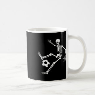 Skeleton Soccer Player Halloween Costume Enthusias Coffee Mug
