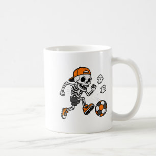 Skeleton Soccer Pumpkin Halloween Costume Boys Tee Coffee Mug
