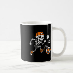 Skeleton Soccer Pumpkin Halloween Costume Boys Tee Coffee Mug