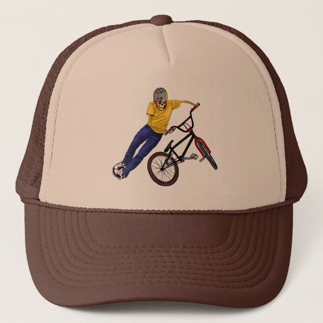 Skeleton Sports BMX  hat (Front)