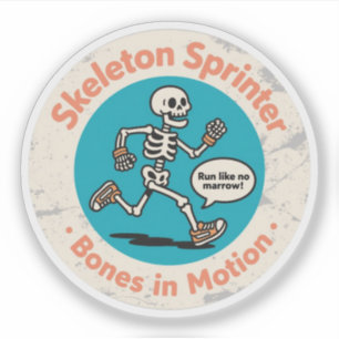 Skeleton Sprinter Bones in Motion