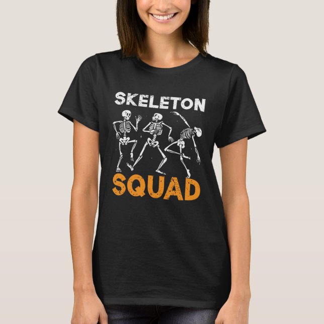 Skeleton Squad Rad Tech Radiology Radiographer Rad T-Shirt (Front)