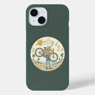 Skeleton Summer Bike iPhone 15 Case
