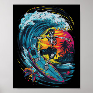 Skeleton Surfing  Poster