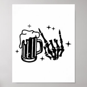 Skeleton Surviving Fatherhood One Beer At A Time 2 Poster