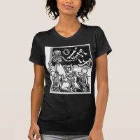 Skeleton Teacher and Students "Day of the Dead"