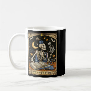 Skeleton The Vet Tech Tarot Vet Med Nurse Student Coffee Mug