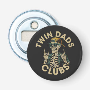 Skeleton Twin Dads Club Bottle Opener