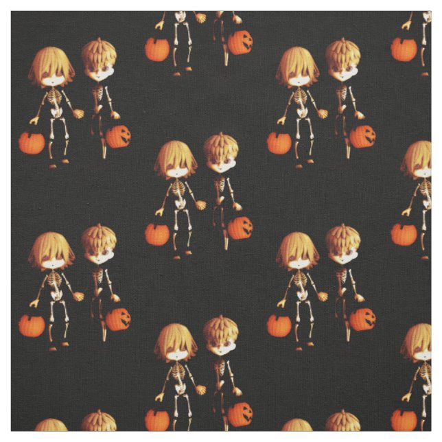 Skeleton Twins Fabric (Swatch)