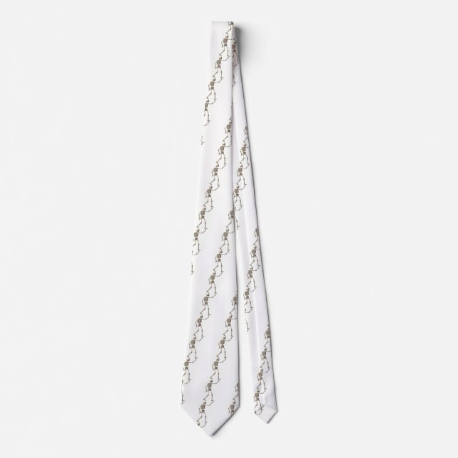 Skeleton Waving Necktie (Front)