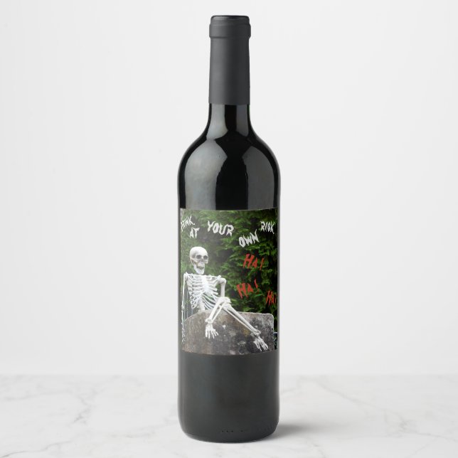 Skeleton Wine Label (Front)