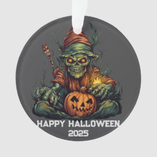 Skeleton Witch Ornament
