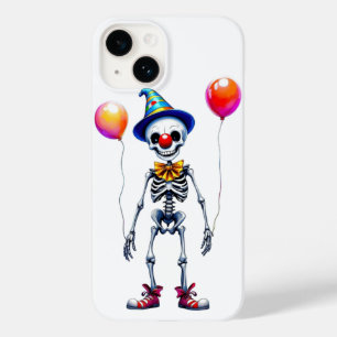 Skeleton with Balloons, Halloween, author Natasha Case-Mate iPhone 14 Case