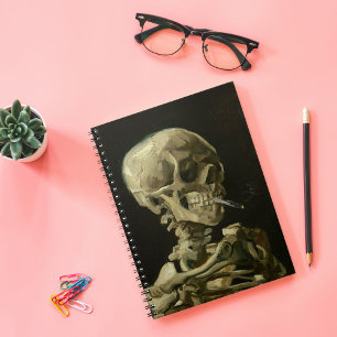 Skeleton with Burning Cigarette Vincent van Gogh Notebook