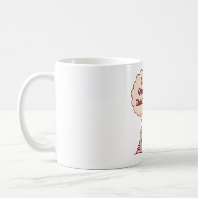 Skeleton With Cobwebs Let Me Overthink This To Dea Coffee Mug (Left)