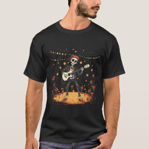 Skeleton with Guitar T-Shirt