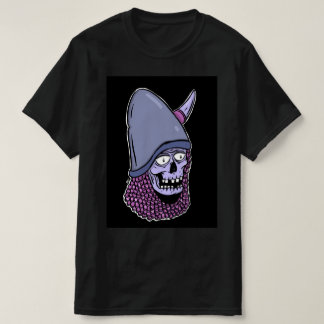 Skeleton with Helmet Horn T-Shirt