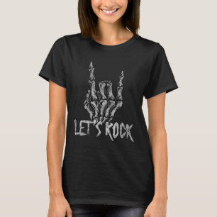 Skeleton With Hot Dogs Halloween Hotdog Lover Food T-Shirt