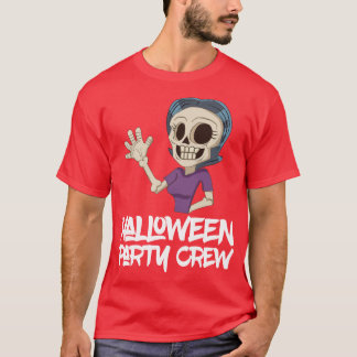 Skeleton Woman Halloween Matching Costume T-Shirt