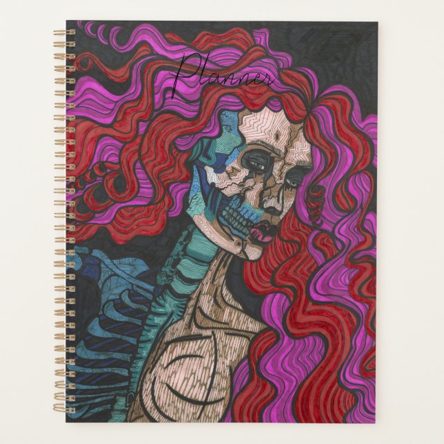Skeleton Woman Planner (Front)