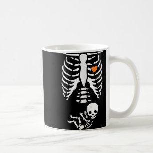 Skeleton Xray Halloween Costume Pregnant Women Mom Coffee Mug