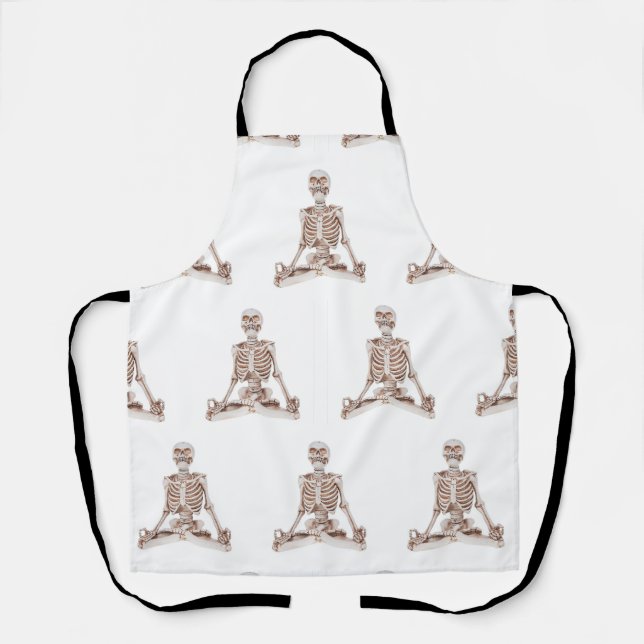 Skeleton yoga Apron (Front)