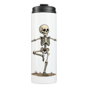 Skeleton Yoga – Funny Halloween Fitness Shirt Thermal Tumbler