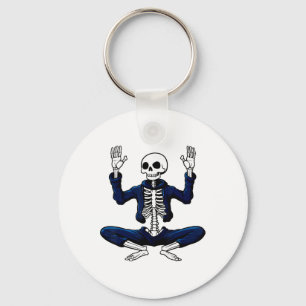 Skeleton Yogi _1 Key Ring
