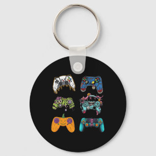Skeleton Zombie Gaming Controllers Halloween For G Key Ring