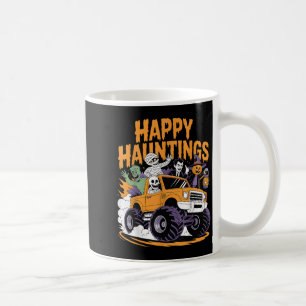 Skeleton Zombie Vampire Monster Truck Halloween Te Coffee Mug