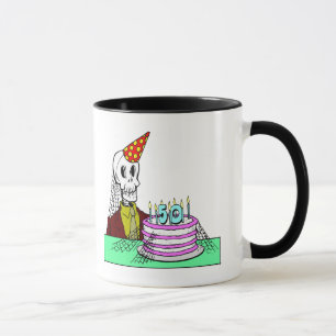 Skeletons 50th Birthday Gifts Mug