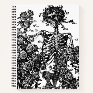 Skeletons and Roses Notebook