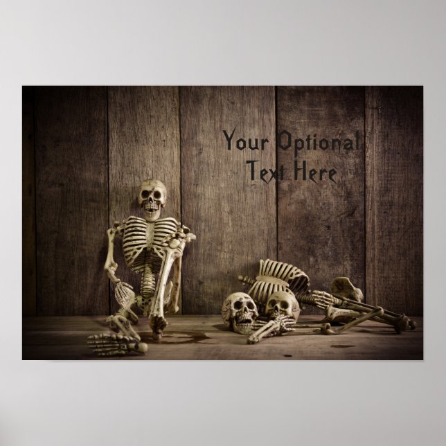 Skeletons custom text poster (Front)