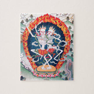 Skeletons Dancing Tibetan Buddhist Art Jigsaw Puzzle