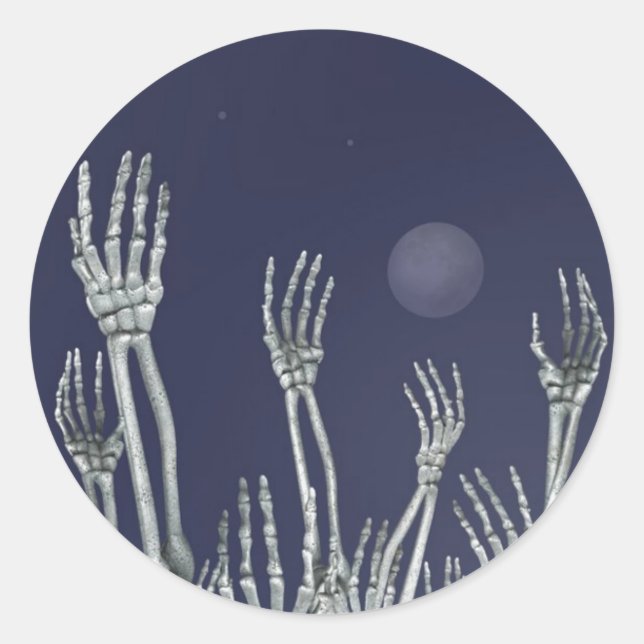 Skeletons - Halloween Stickers (Front)