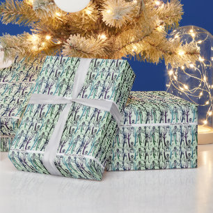 Skeletons in Trees Wrapping Paper