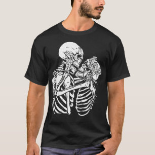 Skeletons Lovers Goth Gothic Occult Soft Grunge Sk T-Shirt