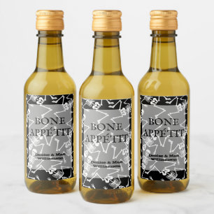 Skeletons Mini Wine Label