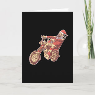 Skeletons Santar Motorbike Card