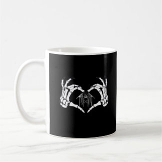 Skeletons Token Heart Hands Coffee Mug