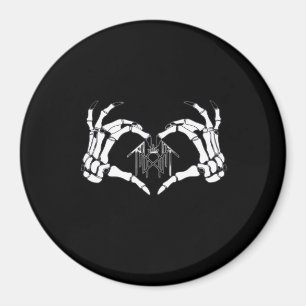 Skeletons Token Heart Hands  Magnet