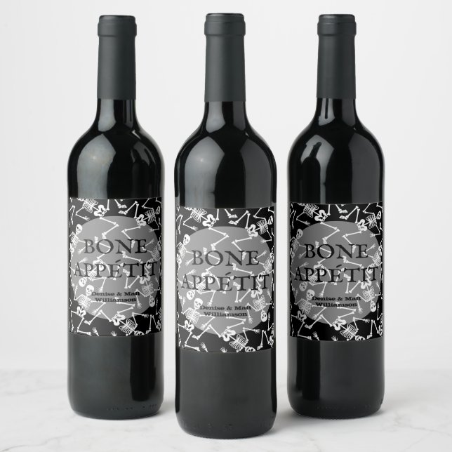 Skeletons Wine Label (Bottles)
