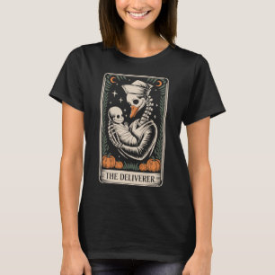 Skelett Gans mit Baby Halloween Shirt
