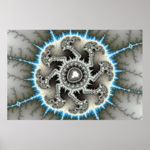 Skelewheel - Fractal Art Poster