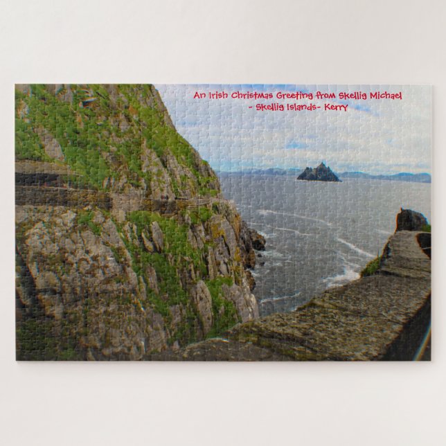 Skellig Michael  Skellig Islands Kerry. Jigsaw Puz Jigsaw Puzzle (Horizontal)