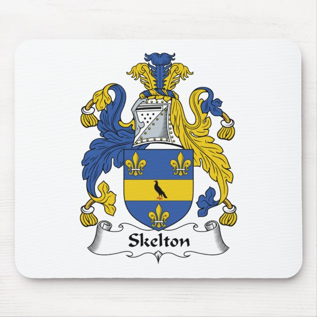 Skelton Family Crest Mouse Pad (Front)