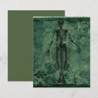 Skelton Mermaid Scrapbook Paper