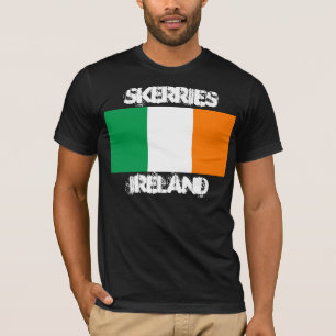 Skerries, Ireland with Irish flag T-Shirt