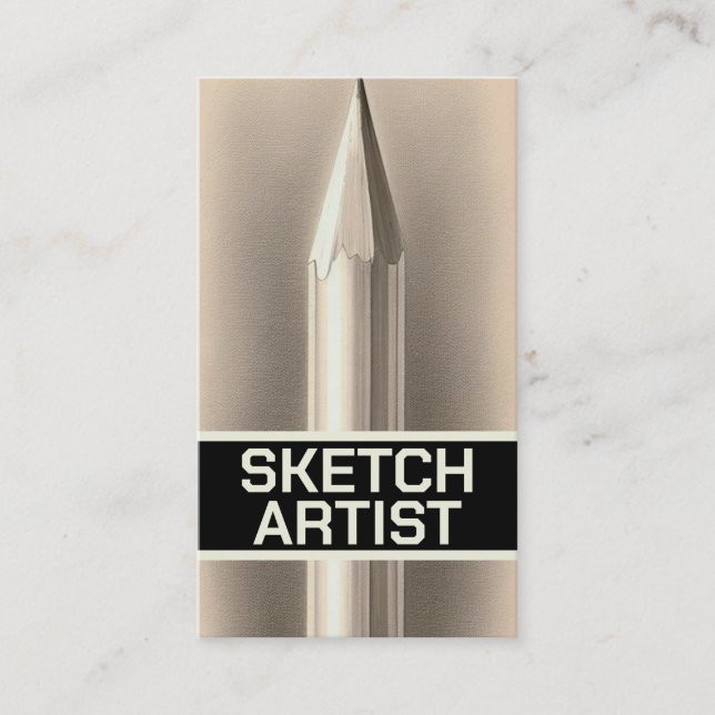 Sketch Artist Business Card (Front)
