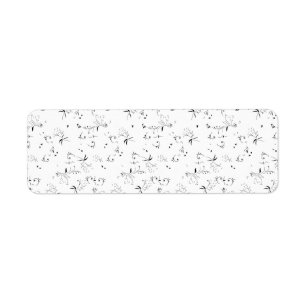 sketch Design Forty Nine Return Address Label